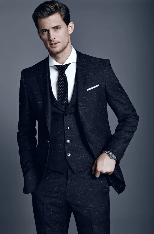 Black Suits for Men in a Black Wedding Theme缩略图