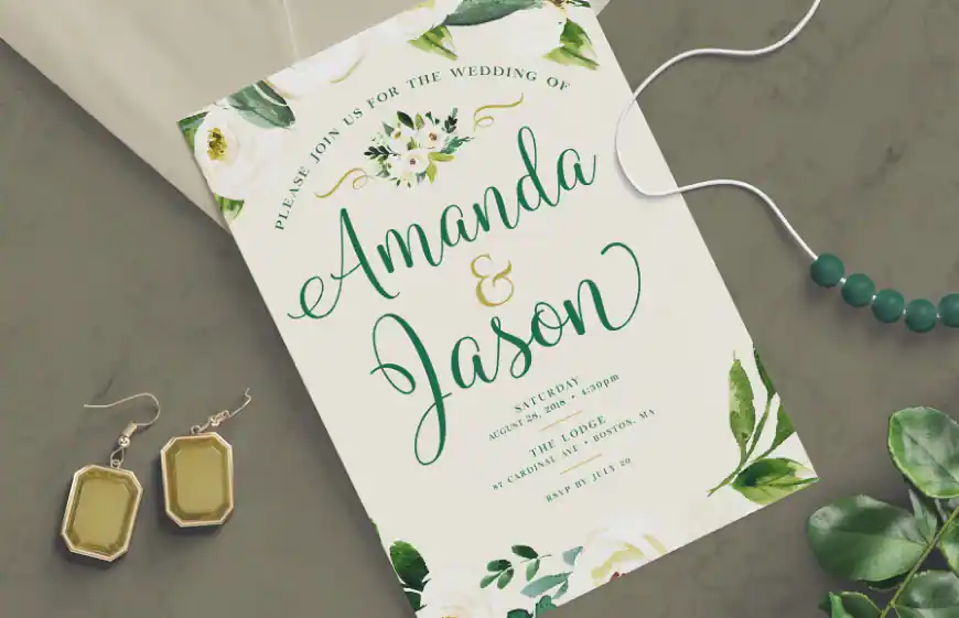 wedding invitation