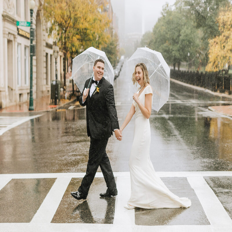 it rains on your wedding day