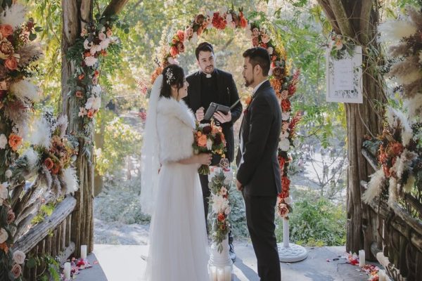 a wedding officiant