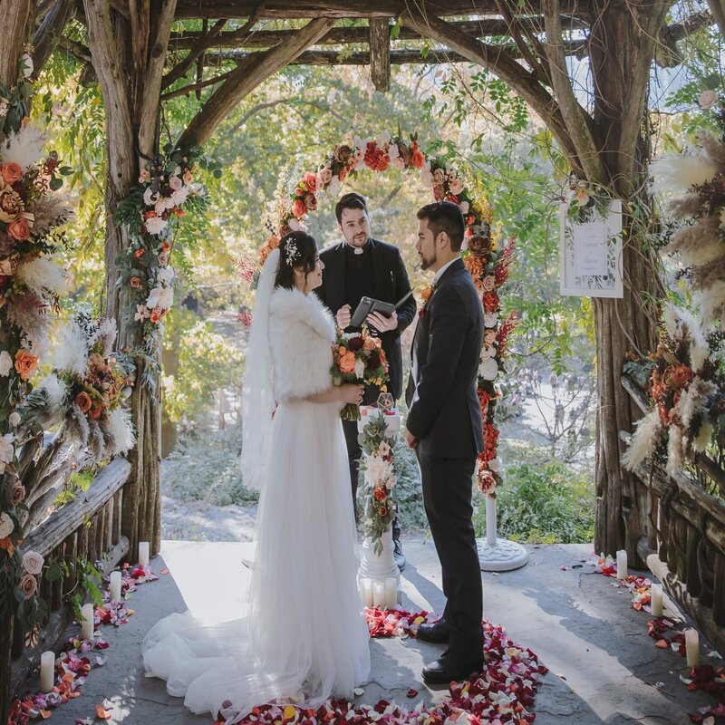 a wedding officiant