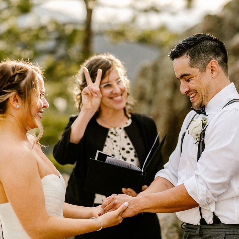 a wedding officiant