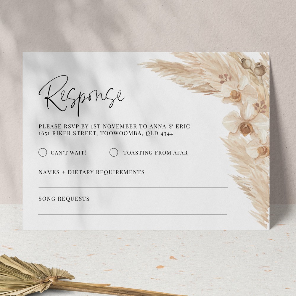 Your Wedding RSVP Deadline