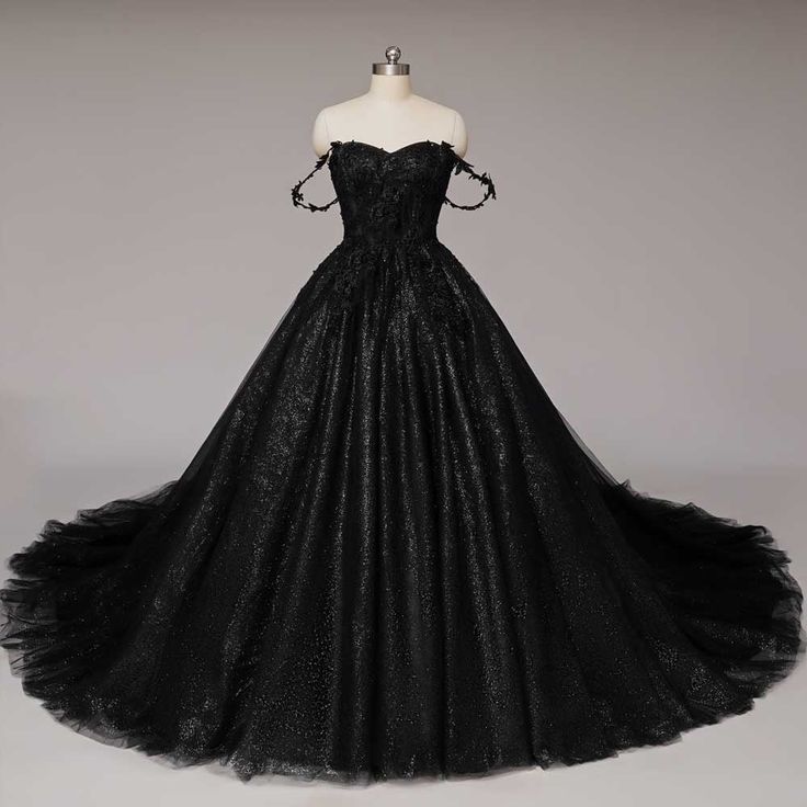 black wedding dress